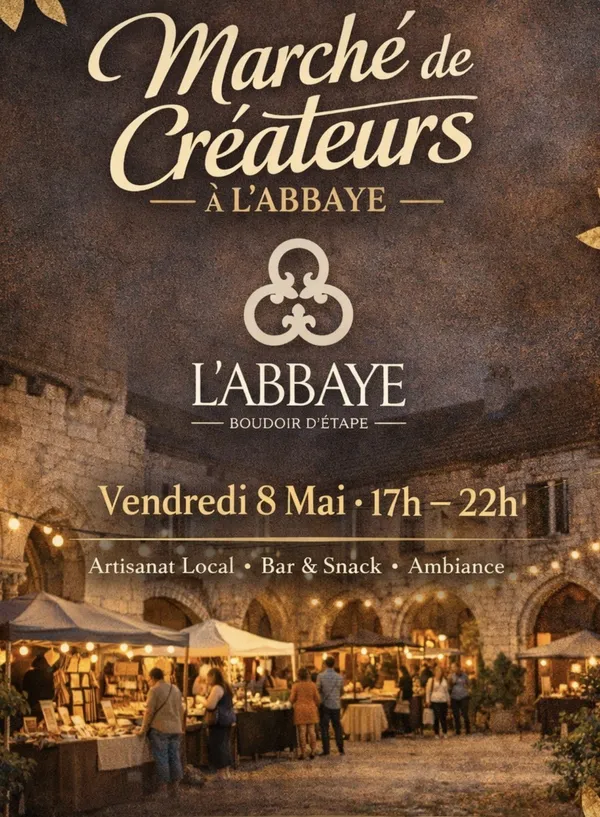 Marché de créateurs à l'Abbaye