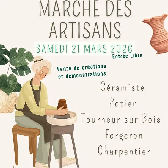 Marché des artisans – Célébrons l’arrivée du printemps !