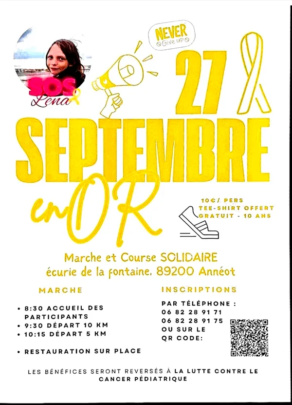Septembre en Or. Marche solidaire