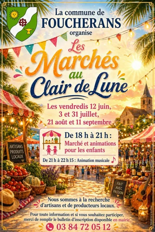 Les marchés au Clair de Lune