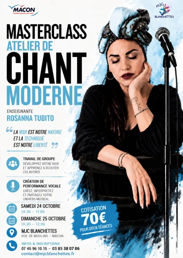 MASTERCLASS de chant moderne