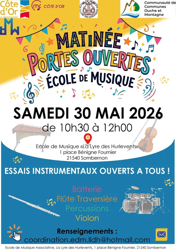 Portes ouvertes Ecole de musique La lyre des Hurlevents