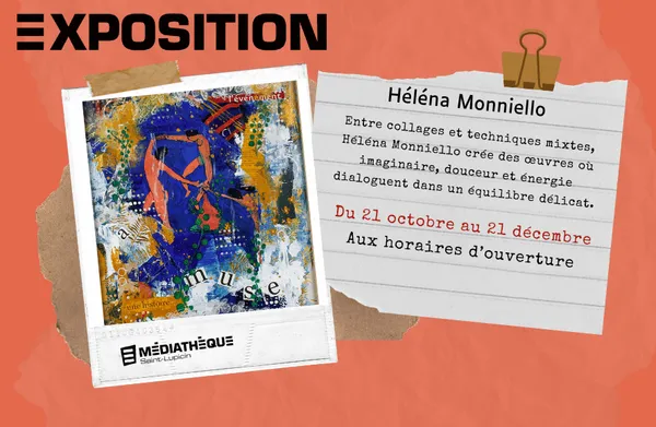 Médiathèque de Saint-Lupicin : Exposition Héléna Monniello