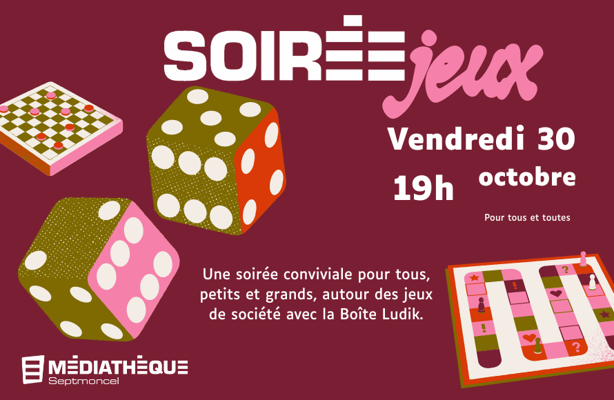 Médiathèque de Septmoncel : Soirée jeux