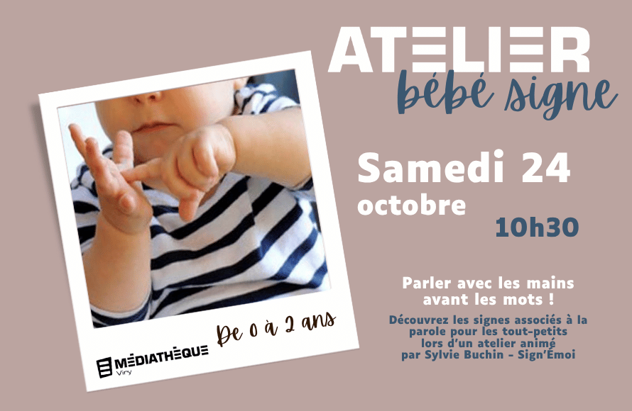 Médiathèque de Viry : Atelier Bébé signe