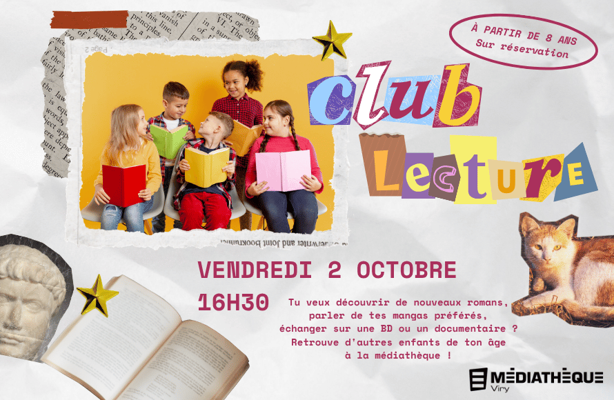 Médiathèque de Viry : Club lecture
