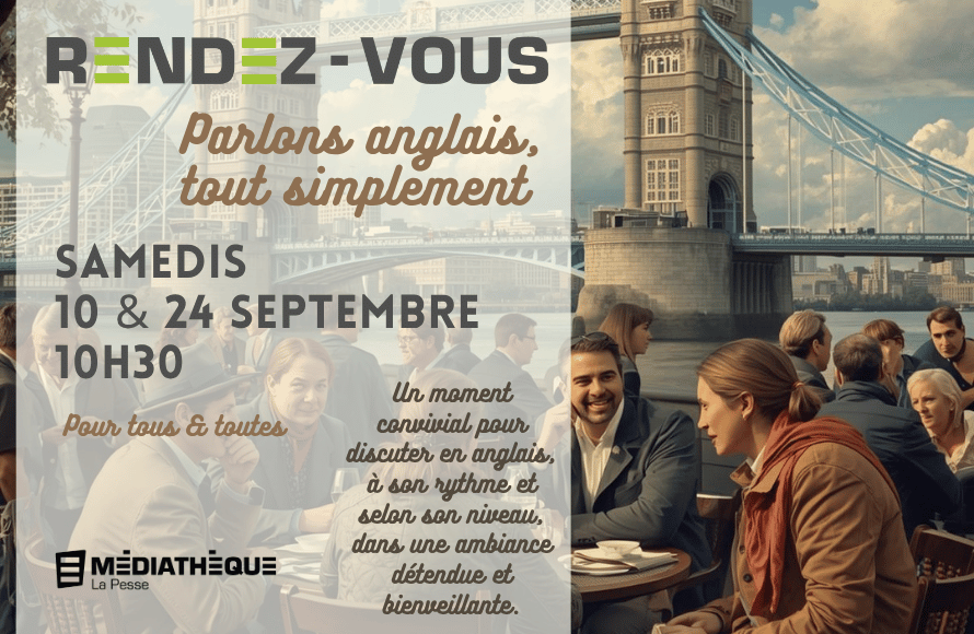 Médiathèque de la Pesse : Discussions en anglais