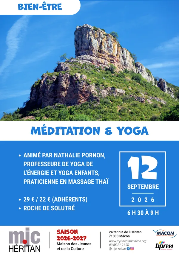 Méditation & yoga au lever du soleil