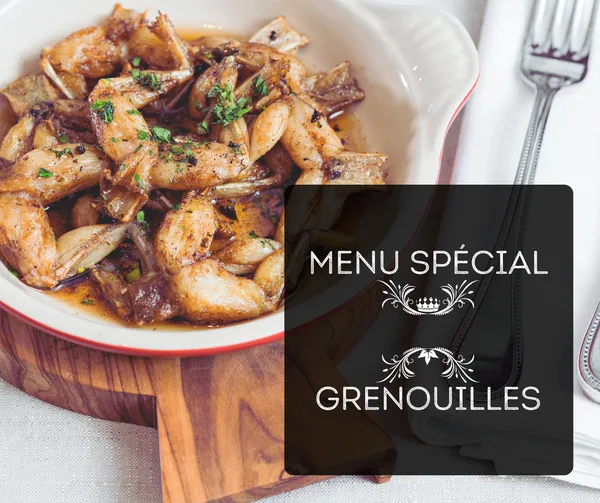 Menu Grenouilles au Fil des Rochers