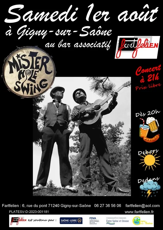 "Mister Hole Swing" en concert