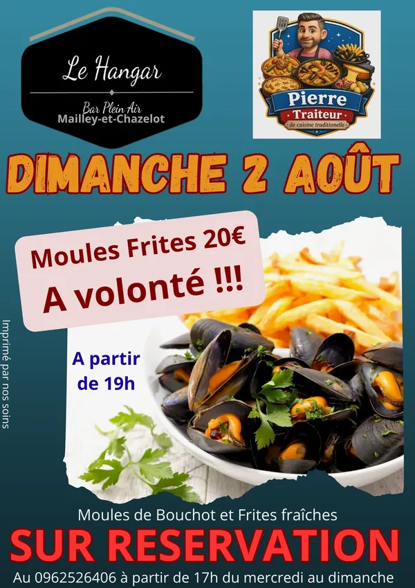 Moules Frites à volonté