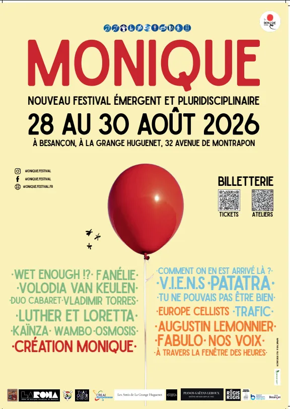 MONIQUE, nouveau festival émergent et pluridisciplinaire