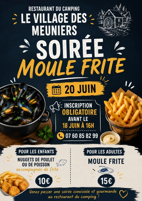 Soirée moule frite