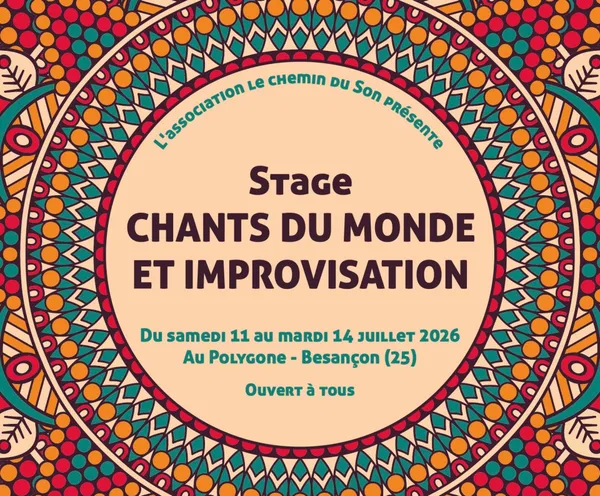 Stage Chants du Monde et improvisation