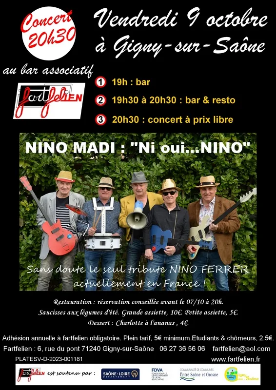 "Ni oui...NINO" tribute Nino Ferrer par Nino Madi