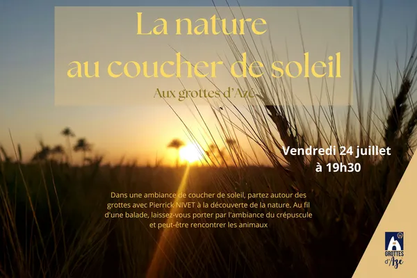 Balade au coucher de soleil