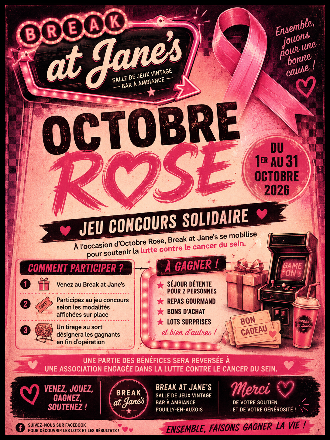Lancement OCTOBRE ROSE - 21320 Pouilly en Auxois