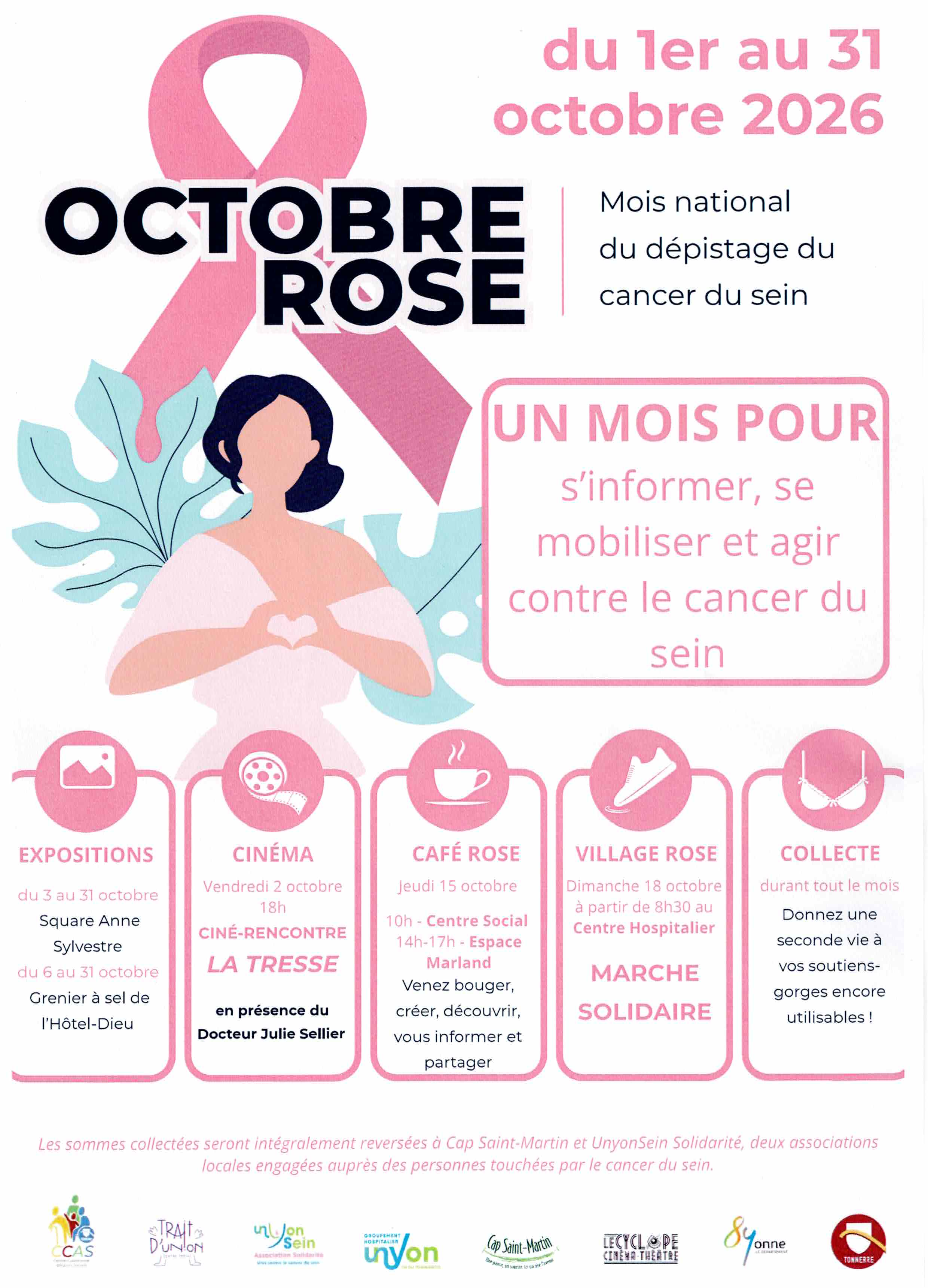 Octobre Rose à Tonnerre