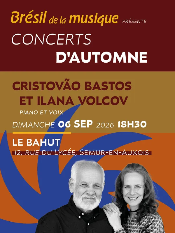 Cristovão Bastos (piano) et Ilana Volcov (chant) en concert