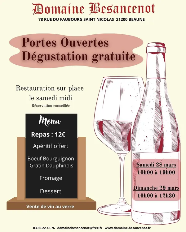 Domaine Besancenot - Portes Ouvertes de Printemps