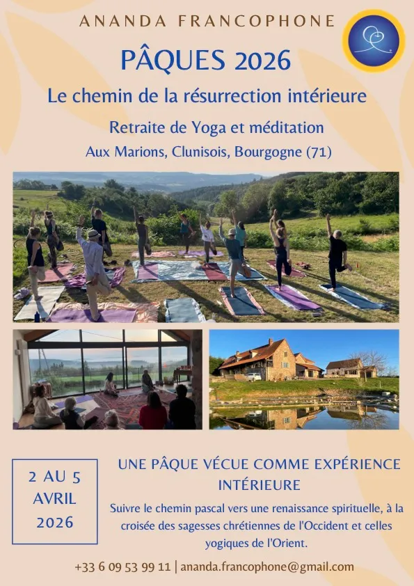 Retraite pascale de yoga et méditation  