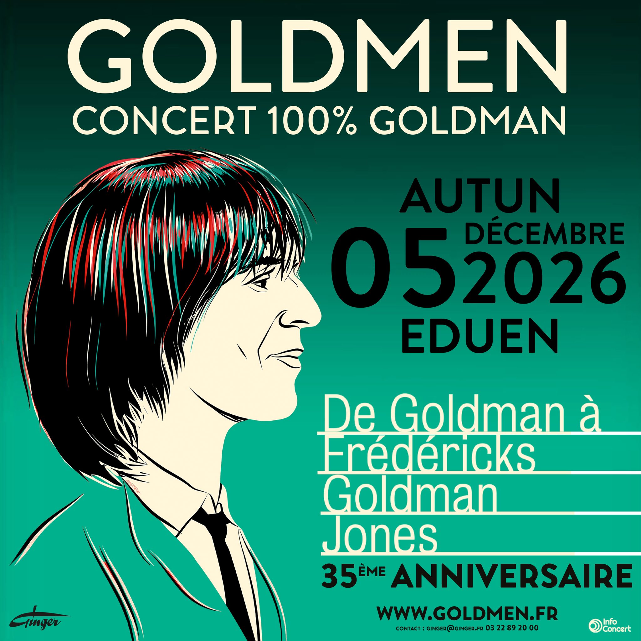 Goldmen - concert 100% Goldman