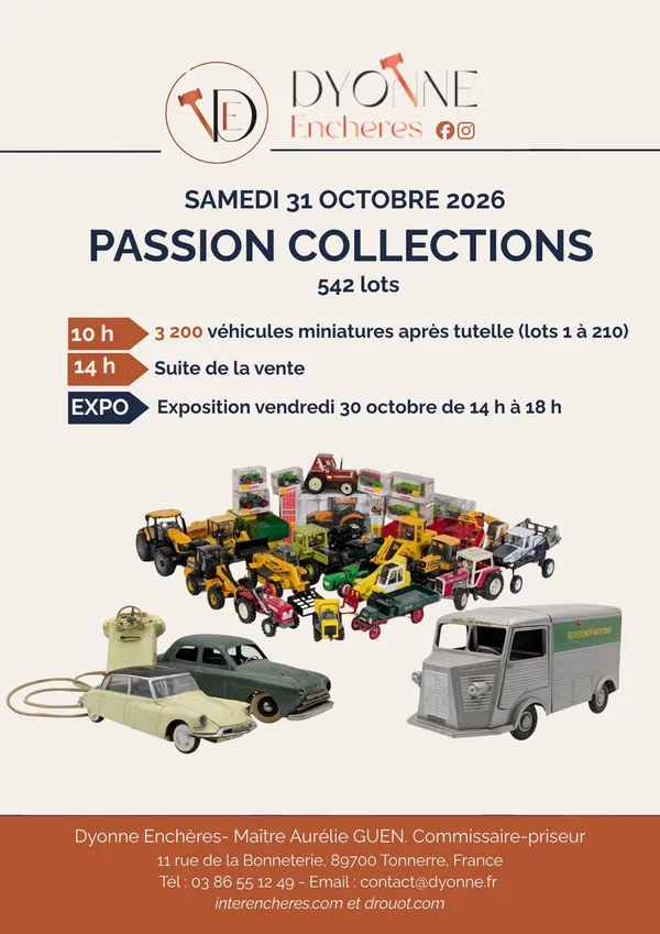 Passion collection – Vente aux enchères