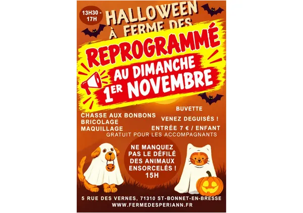 Halloween à la Ferme des Periann