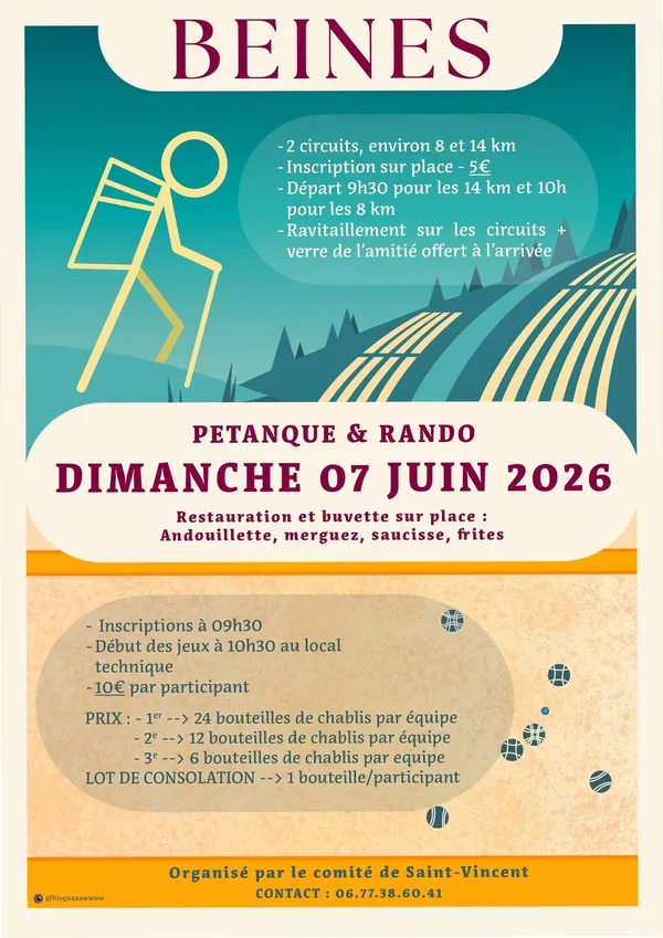 Pétanque et rando