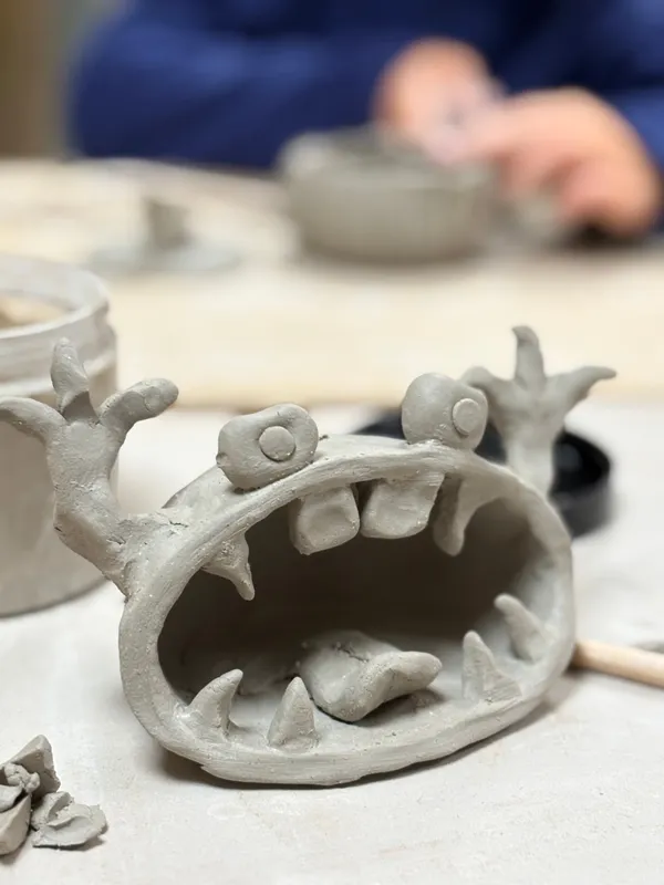 Stage de poterie enfant - Petit monstre d'Halloween