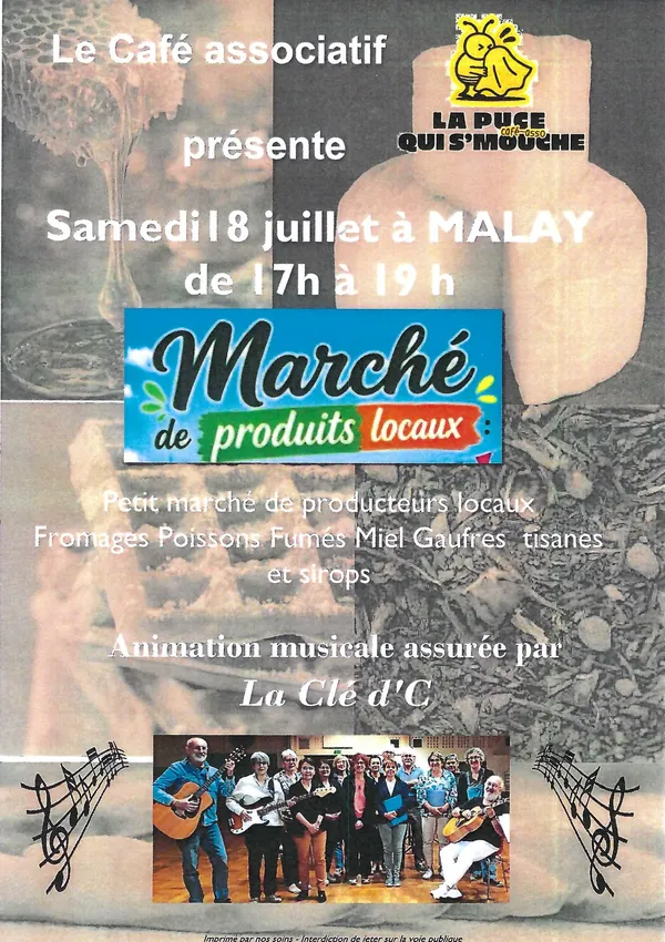 Marché de produits locaux