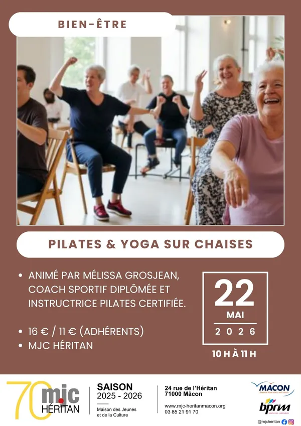 Pilates & Yoga sur chaises