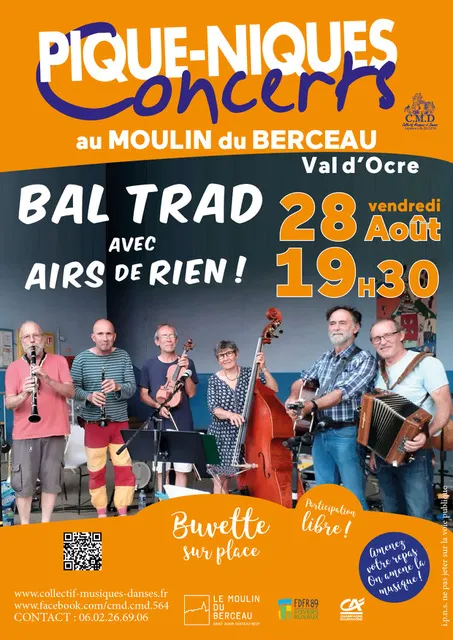 Pique-nique concert avec le groupe Airs de Rien