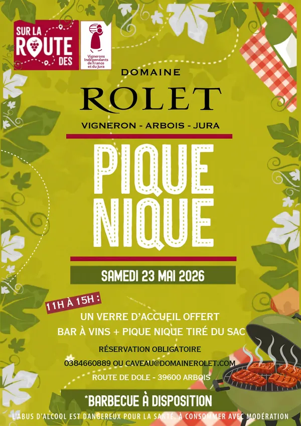 Pique-nique au Domaine Rolet