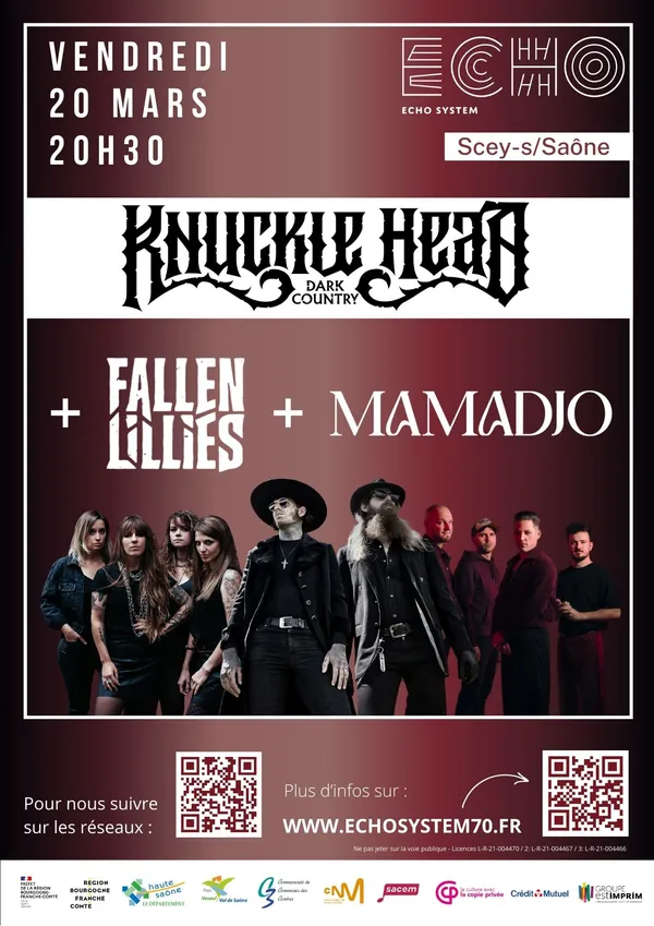 Knuckle Head + Fallen Lillies + Mamadjo
