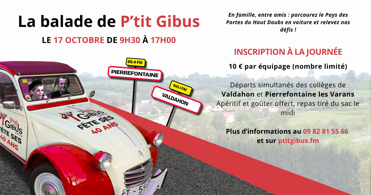 Balade de Territoire - 40 ans de P'tit Gibus FM