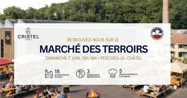 Marché des terroirs à l’Usine CRISTEL