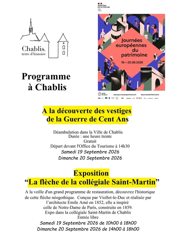 La flèche de la Collégiale Saint-Martin