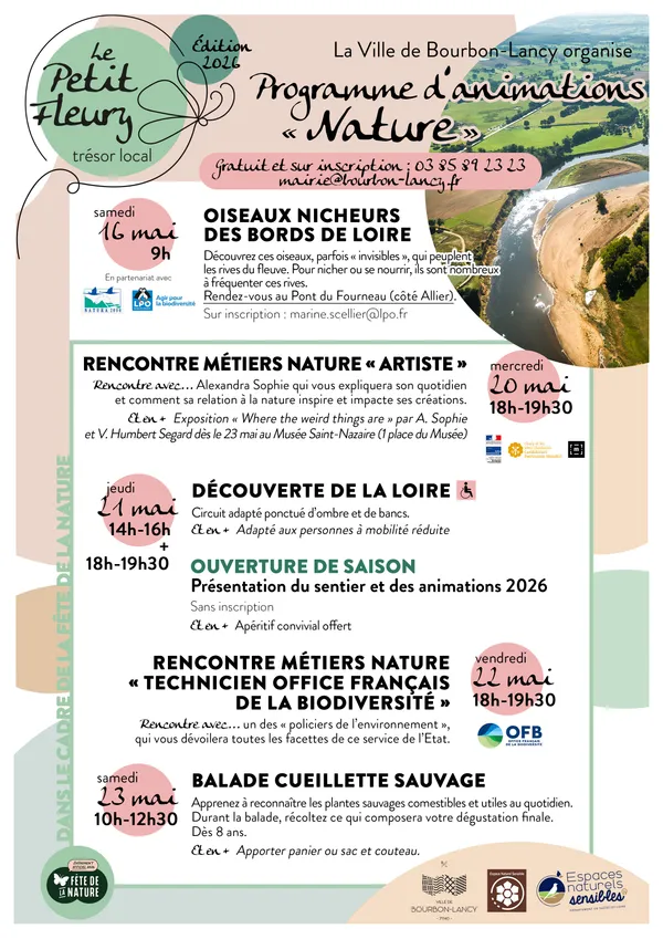 Oiseaux nicheurs des bords de Loire