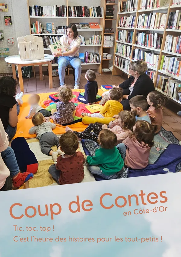 Tic, tac, top ! C'est l'heure des histoires pour les tout-petits !