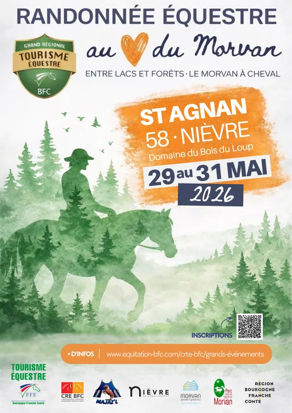 Randonnée équestre au coeur du Morvan