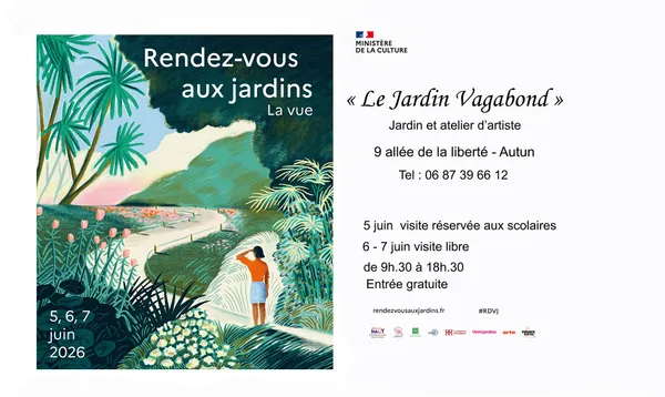 Les rendez vous aux jardin : visite libre du Jardin vagabond