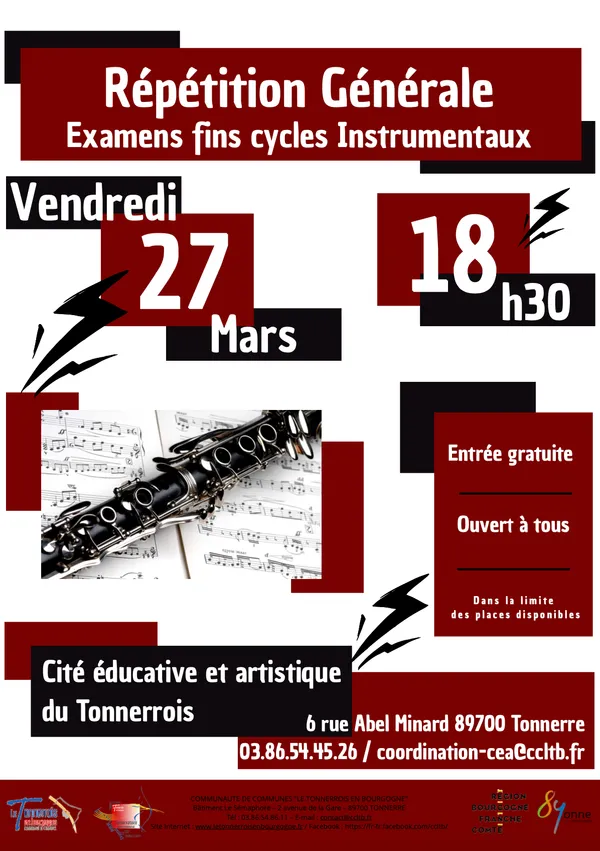 Concert - Répétitions Générales