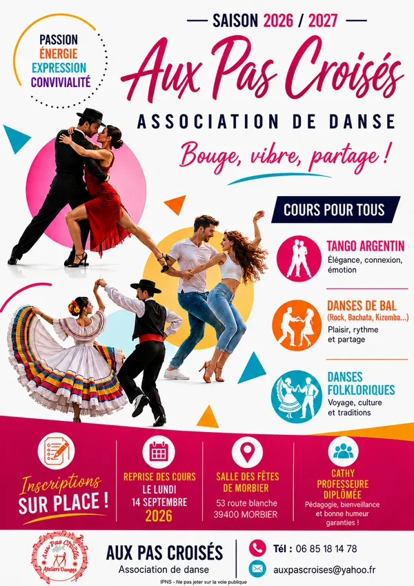 Reprise des cours de danses