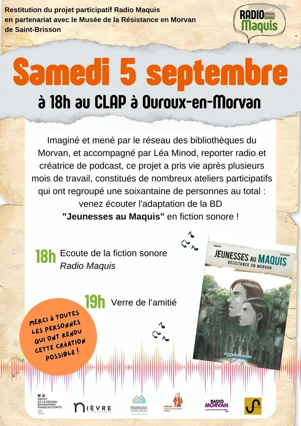 Restitution du projet participatif Radio Maquis