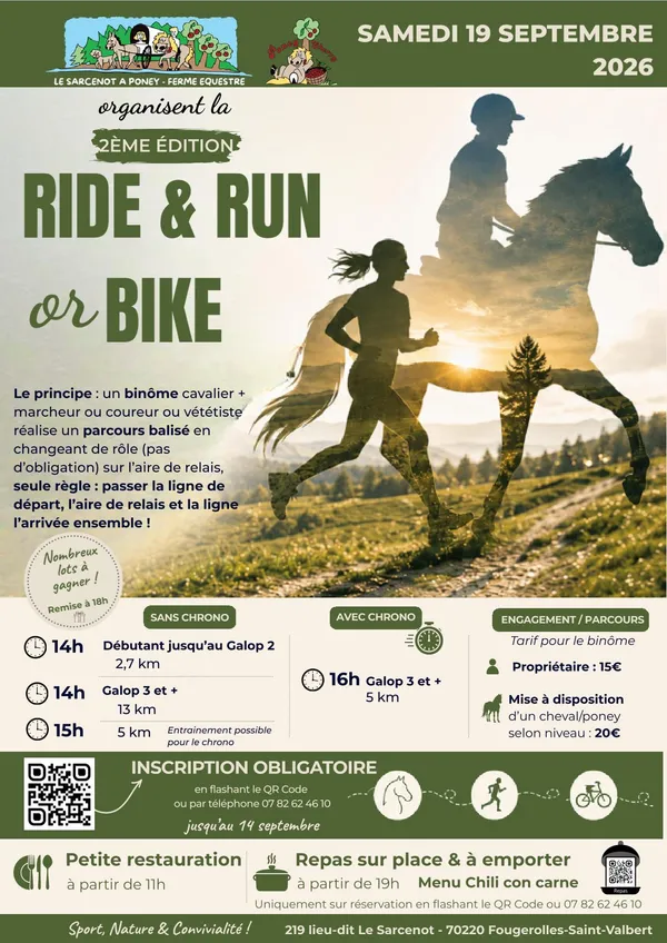 Ride & Run or Bike