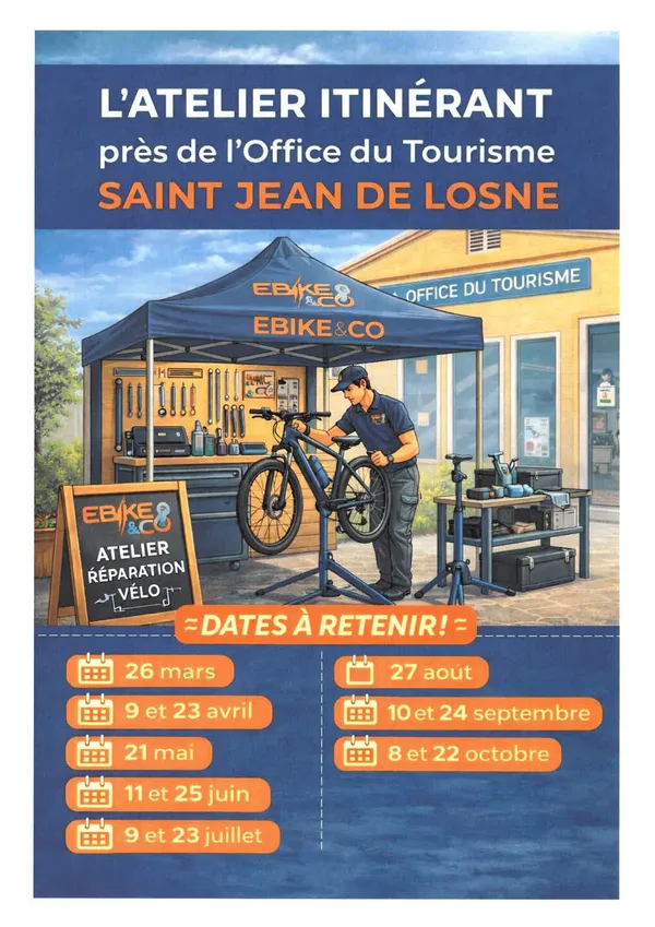 Atelier itinérant-réparation vélo