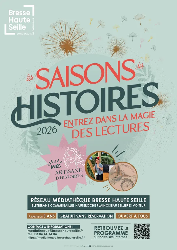 La saison des histoires de Mars 2026