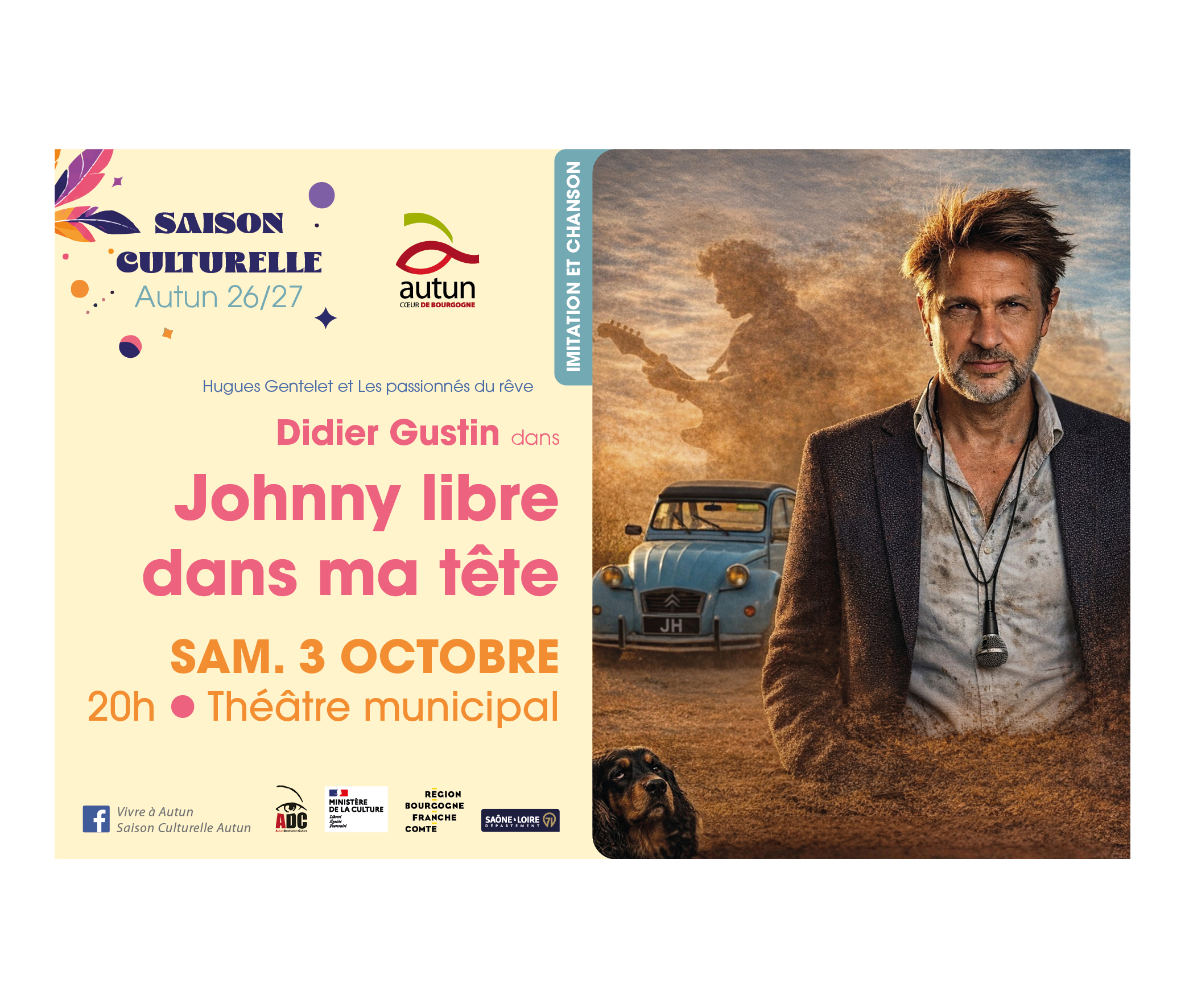 Didier Gustin dans Johnny libre dans ma tête