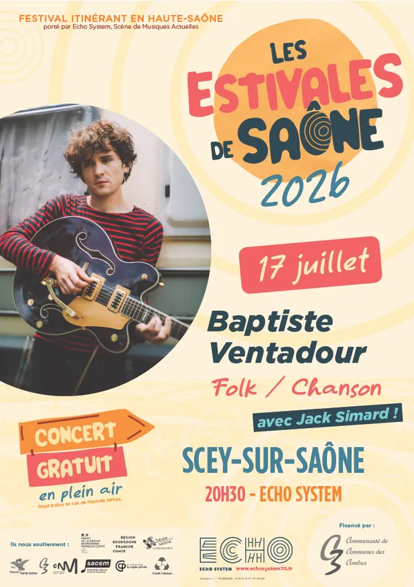Les Estivales de Saône - Baptiste Ventadour + Jack Simard